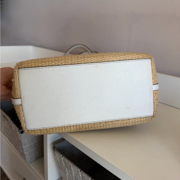 Kate Spade Straw Tote Bag with Strawberry Wristlet and Cosmetic Pouch Set - Picture 12 of 12